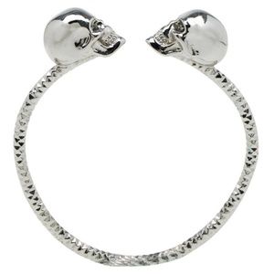 Alexander McQueen Jewelry - Alexander McQueen Crystal Twin Skull Bracelet Alexander McQueen Jewelry - Alexander McQueen Crystal Twin Skull Bracelet